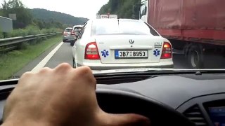 Mad escape from traffic jams - Czech republic -CCL-