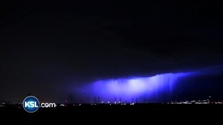 Salt Lake City lightning storm 09/28/2014