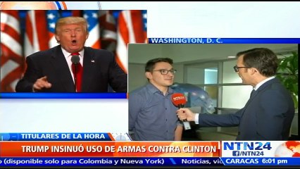 “Ellos están jugando con fuego”: Subdirector ‘Fondo de Acción’ sobre recientes comentarios de Trump contra Clinton