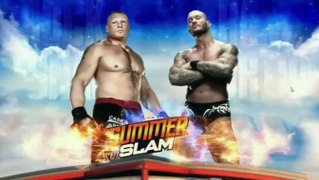 WWE SummerSlam Brock Lesnar Vs Randy Ortan HD 2016