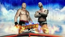 WWE SummerSlam Brock Lesnar Vs Randy Ortan HD 2016
