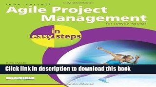 [PDF Kindle] Agile Project Management in easy steps Free Download