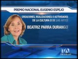 Tres destacados ecuatorianos son galardonados el premio Eugenio Espejo
