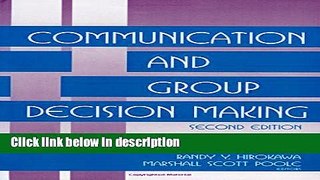 Ebook Communication and Group Decision Making Full Online
