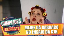 Meire dá barraco no ensaio da banda