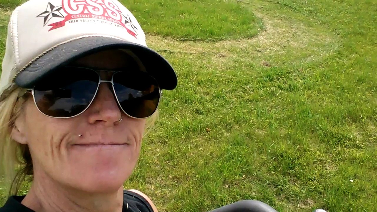 Learning to mow the lawn Redneck