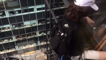 Trump Tower Climber Videotaped Up-Close as He Scales Building