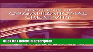 Download Handbook of Organizational Creativity [Online Books]