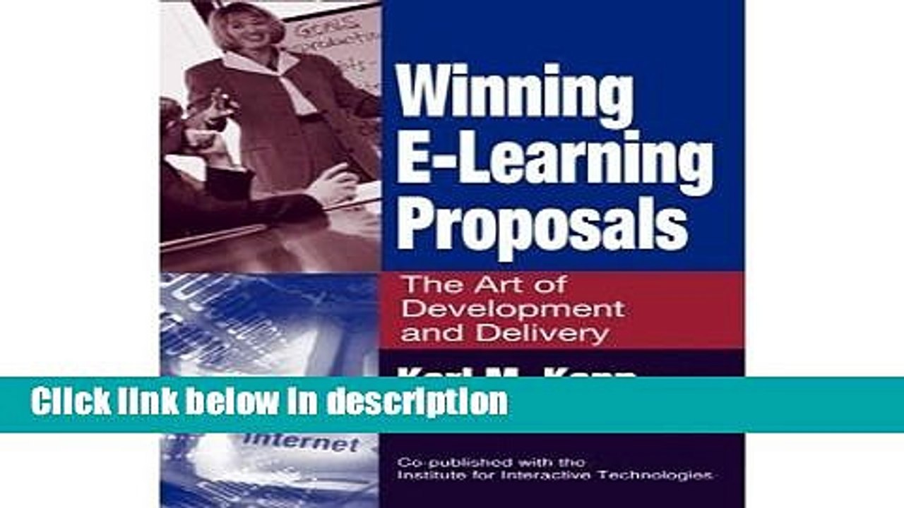 [PDF] Winning E-Learning Proposals: The Art of Development and Delivery Full Online
