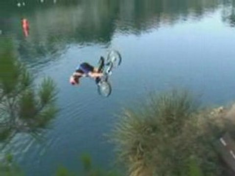 back flip Water jump session
