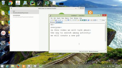ActivitySwitcher chapter 1 Android Application Development Cookbook 2nd Edition