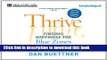 [Download] Thrive: Finding Happiness the Blue Zones Way Kindle Collection