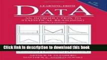 [Popular] Learning from Data: An Introduction to Statistical Reasoning Paperback Collection