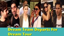 Alia, Katrina, Sidharth, Jacqueline & Varun Leave For Dream Tour