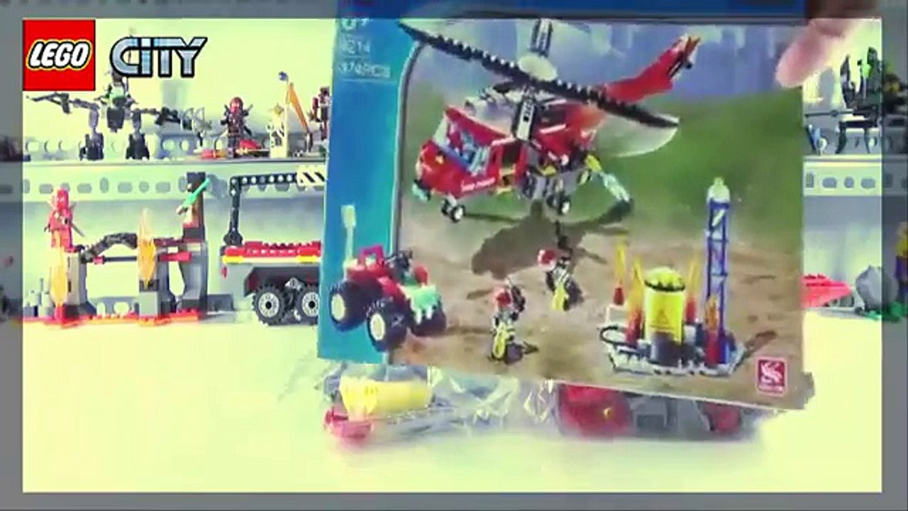 aircraft fire  - 航空機は、レゴチマを組み立て