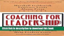 [PDF Kindle] Coaching for Leadership: How the World s Greatest Coaches Help Leaders Learn Free Books