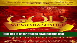 [Popular] God Memorandum Kindle OnlineCollection
