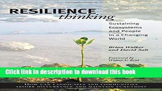 [Popular] Resilience Thinking: Sustaining Ecosystems and People in a Changing World Kindle
