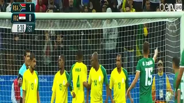 اهداف- ملخص مباراه العراق وجنوب أفريقيا 1-1 كامله تعليق علي لفتة 2016