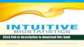[Popular] Intuitive Biostatistics: A Nonmathematical Guide to Statistical Thinking Hardcover Online