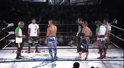 Jimmyz vs. CIMA, GAMMA & Jushin Stalker Liger