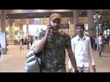 Harbhajan Singh Spotted At Mumbai Airport