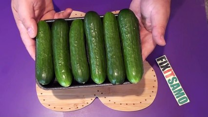 Carrot inside a cucumber kitchen hack!