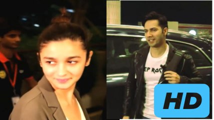 Alia Bhatt And Varun Dhawan Leaves For Dream Tour