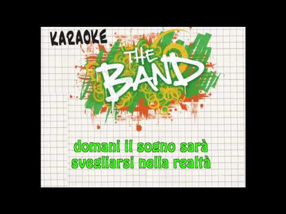 Piccola Canzone - The Band - Karaoke - Instrumental + Testo nel video (In onda su Super!)