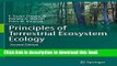 [Popular] Principles of Terrestrial Ecosystem Ecology Hardcover Free