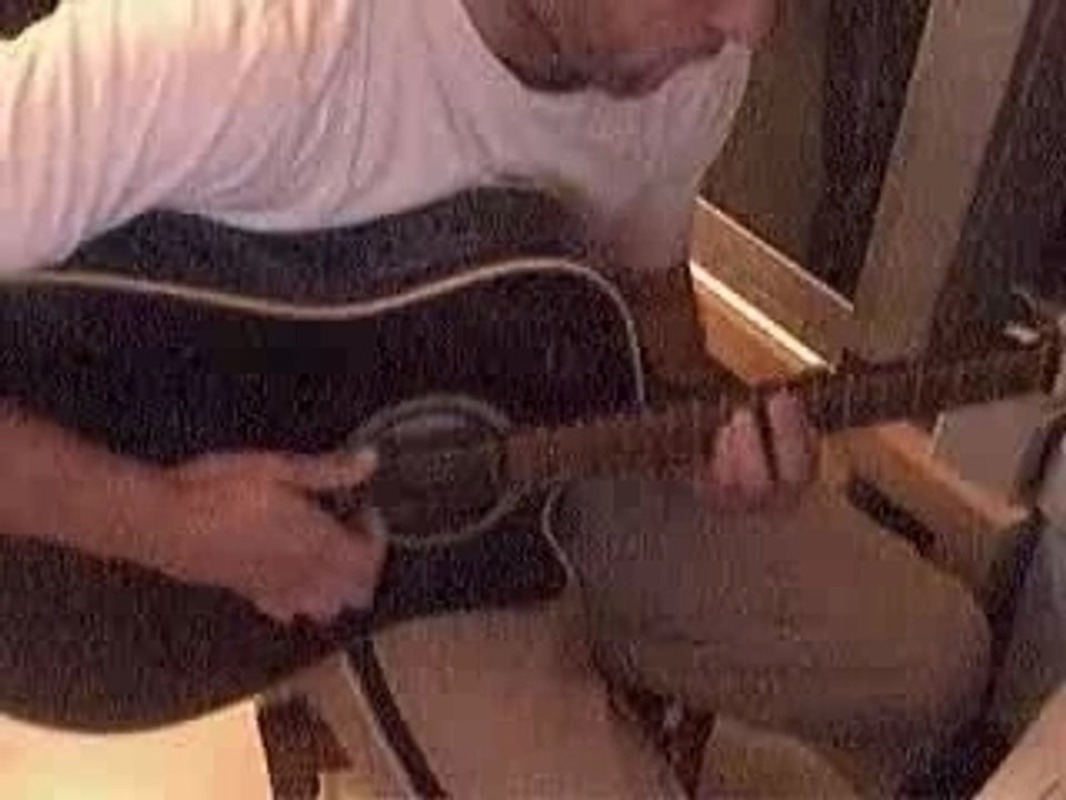 Guitare composition triste