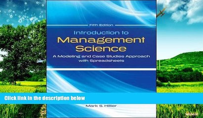 Must Have  Introduction to Management Science with Student CD and Risk Solver Platform Access