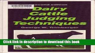 [Download] Dairy Cattle Judging Techniques Kindle Free
