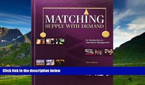Must Have  Matching Supply with Demand: An Introduction to Operations Management  READ Ebook