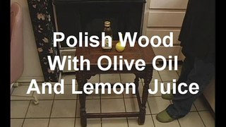Polish Wooden Furniture with Commn Ingredients
