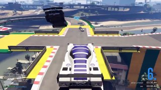 GTA V | Stunt Racing | Inside + Outside Double Overtake And How To Deal With Unfair Drivers
