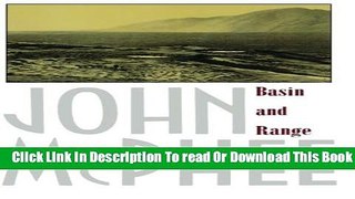 [Popular] Basin and Range Paperback Online