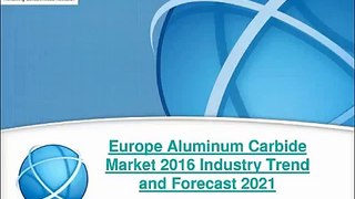 2016 Report: Europe Aluminum Carbide Industry