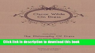 [Popular] Oscar Wilde On Dress Hardcover Free