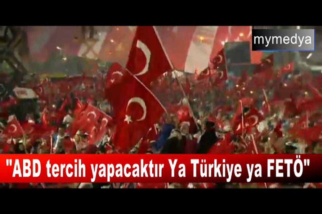 Erdoğan'dan net konuştu :"ABD tercih yapacaktır Ya Türkiye ya FETÖ"