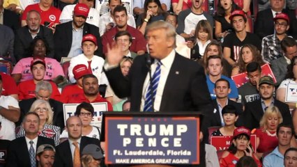 Donald Trump Mocks Hillary Clinton Emails, Fort Lauderdale, Fl, 8/10/16