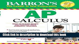 [Popular] Books Barron s AP Calculus, 13th Edition Free Online