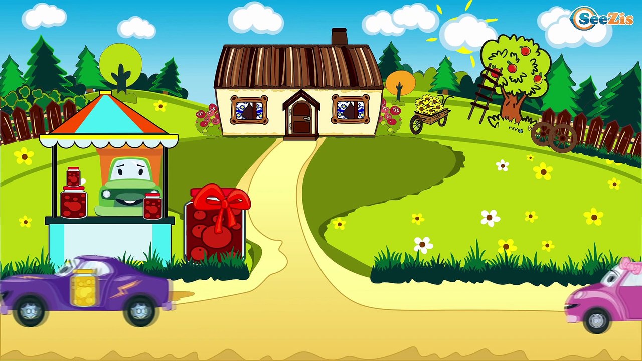 Koparka i Ciężarówka | Radiowóz i Wyścigówka | Samochód pożarniczy | Bajki dla dzieci po polsku