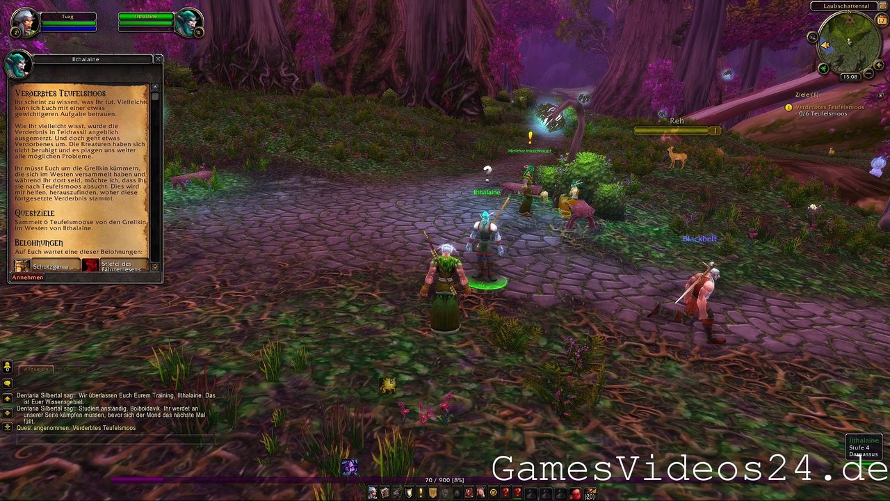World of Warcraft Quest: Verderbtes Teufelsmoos