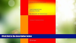 Must Have  Differential Evolution: In Search of Solutions (Springer Optimization and Its