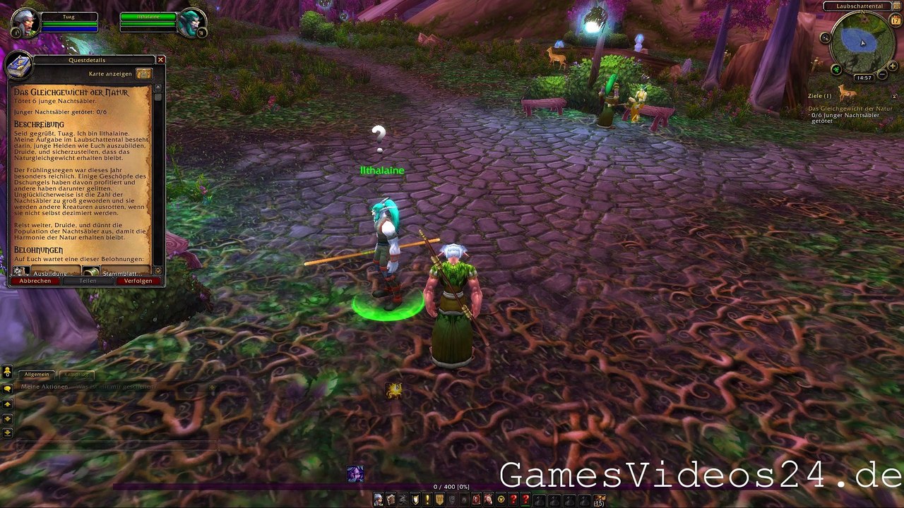World of Warcraft Quest: Das Gleichgewicht der Natur