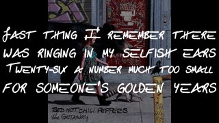 Red Hot Chili Peppers - Feasting On The Flowers with lyrics