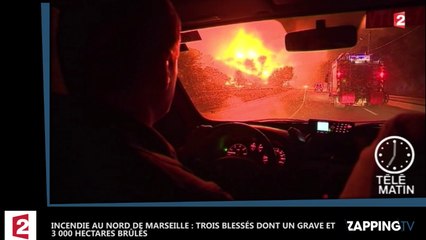 Incendie au nord de Marseille : Trois blessés dont un grave et des milliers d’hectares brûlés