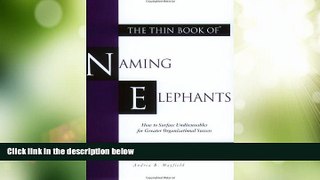Big Deals  The Thin Book of Naming Elephants: How to Surface Undiscussables for Greater