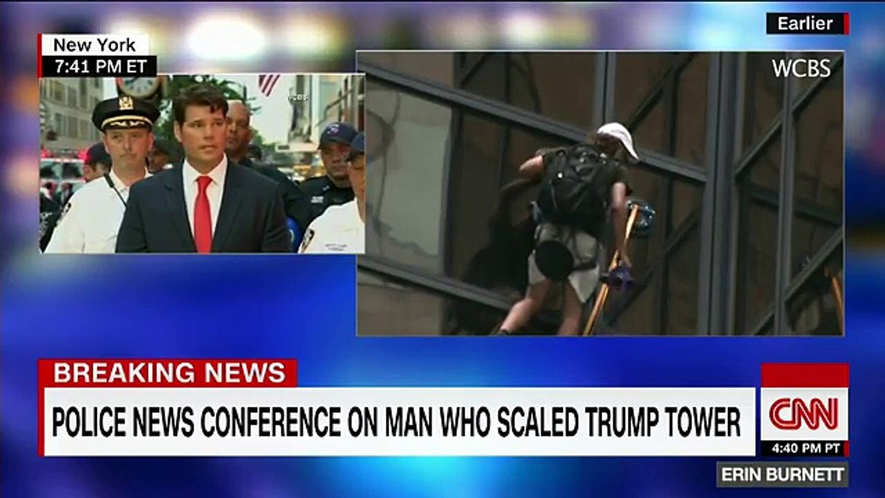 police arrested a Trump Tower climber who wanted meeting with Donald Trump